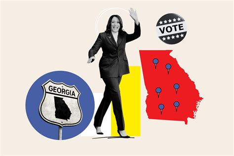 Kamala Harris Georgia Tour Maps Show Counties She Needs to .